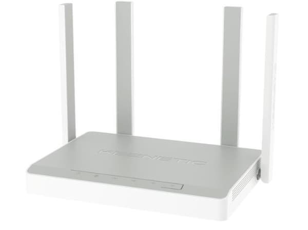 Trådløs ruter trådløs ruter (1800 mbps, mesh, 4x10/100/1000m, antall antenner 4, kn-3710-01eu), Keenetic Hvit, Grå