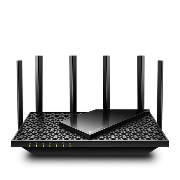 Trådløs router trådløs router (5400 mbps, wi-fi 6e, usb 3.0, antal antenner 6, archeraxe75), Tp-link Sort