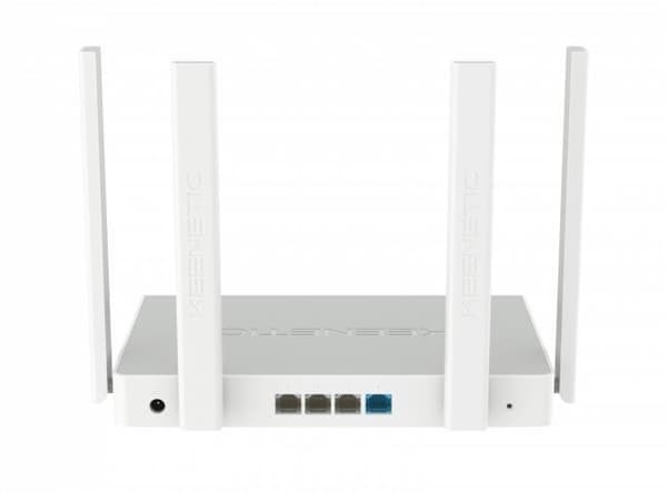 Trådløs ruter trådløs ruter (1800 mbps, mesh, wi-fi 6, usb 3.0, 4x10/100/1000m, kn-3810-01eu), Keenetic