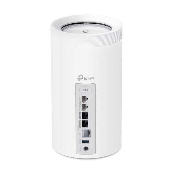 Trådløs router trådløs router (19000 mbps, mesh, wi-fi 7, 2x2.5gbe, 1x10gbe, 1xspf+, dhcp, decobe85(2-pack)), Tp-link