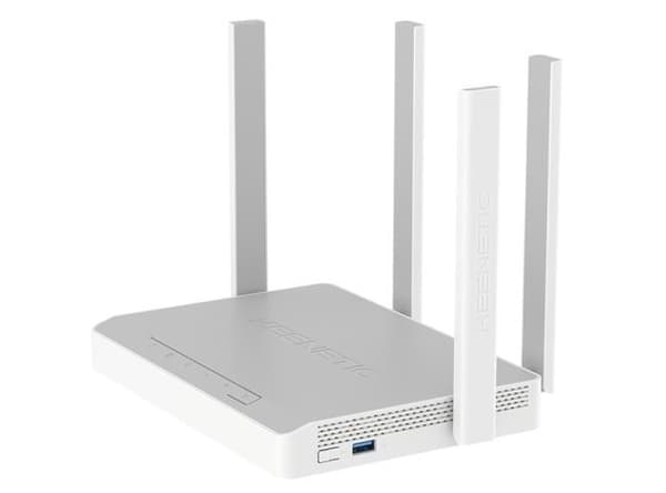 Trådløs router KEENETIC Trådløs router (1800 Mbps, Mesh, Wi-Fi 6, USB 3.0, 4x10/100/1000M, Antal antenner 4, 4G)