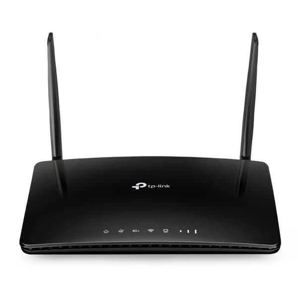 Trådlös router (1200 mbps, dvs 802.11a, 802.11 b/g, 802.11n, 802.11ac, 3x10/100/1000m), Tp-link Svart