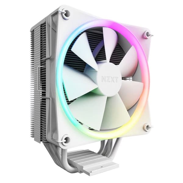 NZXT T120 RGB CPU-fläkt (Vit) för Intel och AMD-sockel
