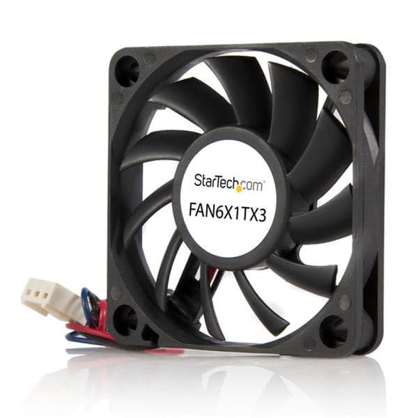 Boxventilator Startech FAN6X1TX3 Sort