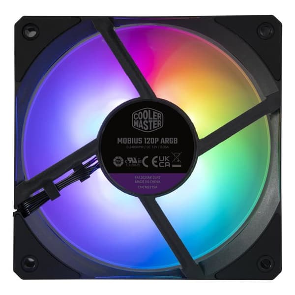 Fläkt - Cooler Master - Mobius 120P - ARGB - 120 mm - Tyst