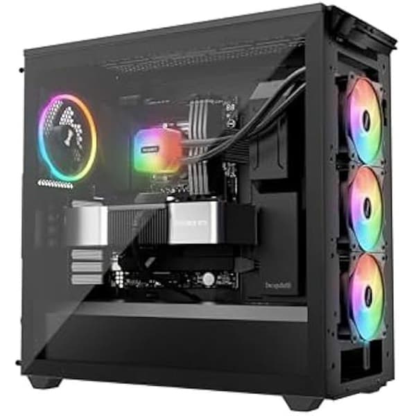 var tyst! Light Loop 360mm Svart vätskekylningssystem för starkt överklockade system, vattenblock med en elegant