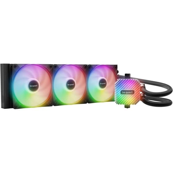 var tyst! Light Loop 360mm Svart vätskekylningssystem för starkt överklockade system, vattenblock med en elegant