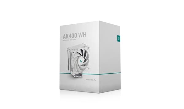 DeepCool AK400 WH Processor Luftkøler 12 cm Hvid 1 stk.