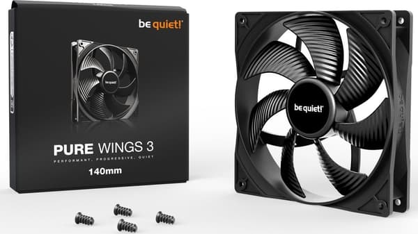Fläkt Be Quiet! Pure Wings 3 140 mm