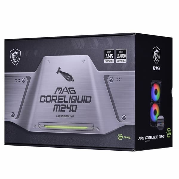 Chłodzenie wodne MSI MAG CORELIQUID M240 Sort