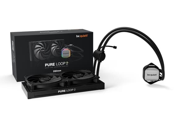 Be Quiet! Pure Loop 2 | 280 mm processor Alt-i-en væskekøler 14 cm Sort 1 stk