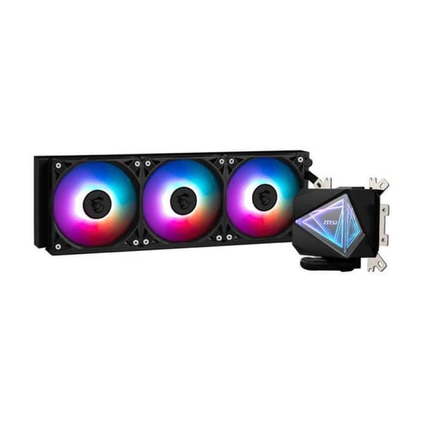 Kit för vattencooling 360 mm ARGB - MSI - MAG CORELIQUID I360 - Kompatibel med Intel/AMD - Inbyggd pump - Tystgående