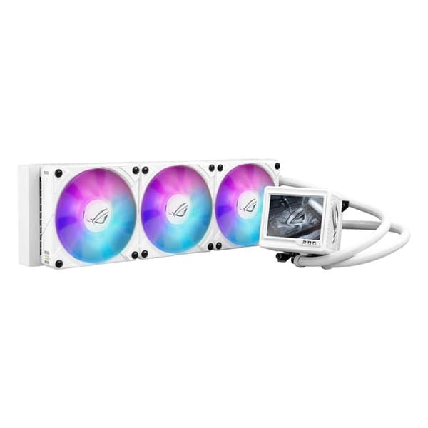 Flytande PC-kylare med 360 ARGB och snygg vit design. Vit