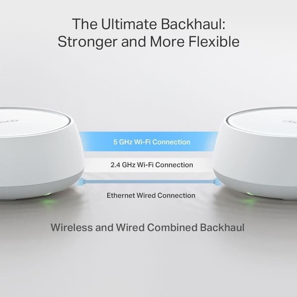 Langaton reititin langaton reititin (2 kpl, 5000 mbps, mesh, wi-fi 7, 2x2.5gbe, lan \ wan portit 2, antennien määrä 4), Tp-link