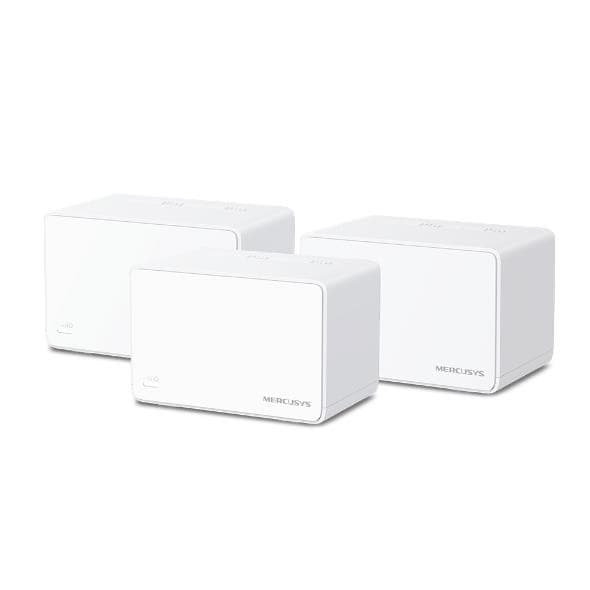 Wireless Router MERCUSYS Wireless Router (3-pack, 3000 Mbps, Mesh, 3x10/100/1000M, HALOH80X(3-PACK)) Hvit