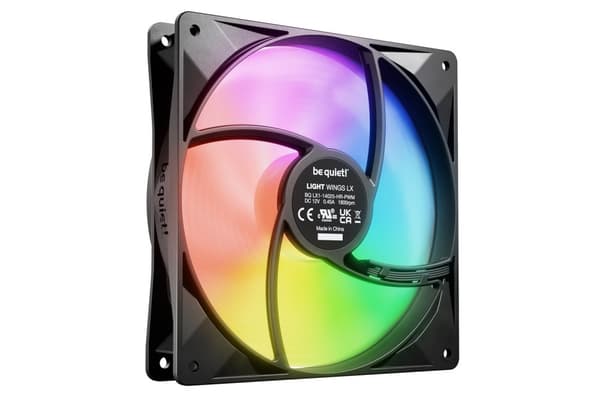 vær stille! LIGHT WINGS LX 140mm PWM High Speed 3-Pack Sort Computertaske Ventilator 14 cm 3 stk.