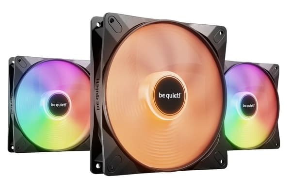 vær stille! LIGHT WINGS LX 140mm PWM High Speed 3-Pack Sort Computertaske Ventilator 14 cm 3 stk. Sort