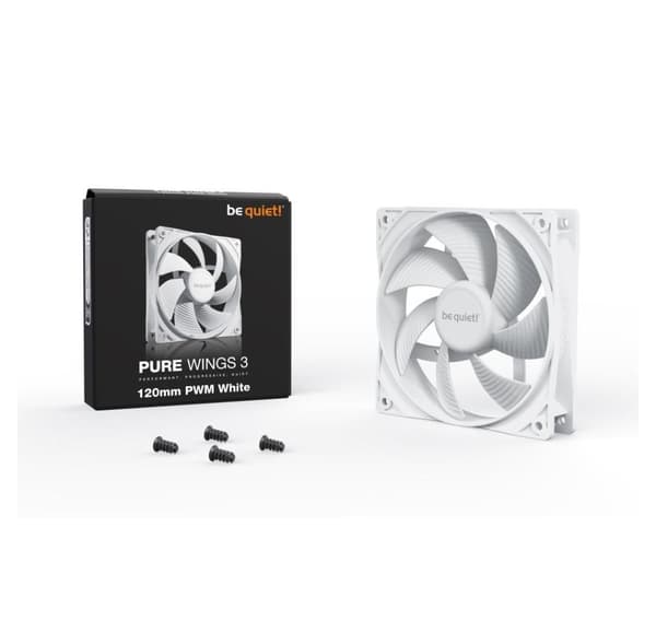 Case fan 120mm pure wings 3/white pwm bl110, Be quiet