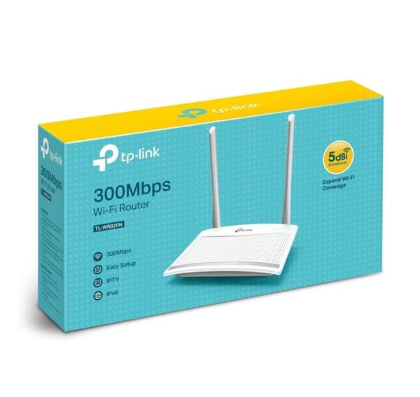 Trådløs ruter, Tp-link, trådløs ruter (300 mbps, ieee 802.11b, ieee 802.11g, ieee 802.11n, 1 wan, 2x10/100m)