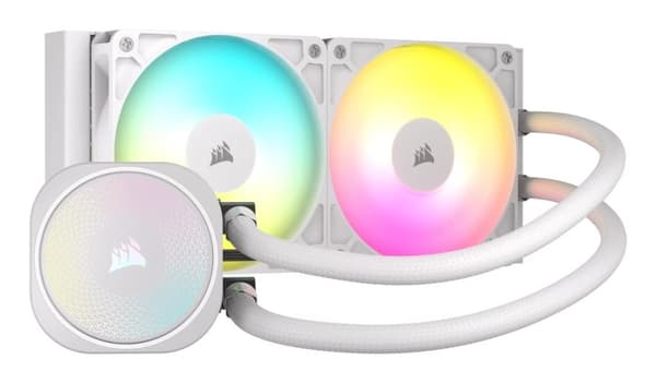 Corsair NAUTILUS 240 RS ARGB Liquid Processor Luftkøler Hvid 1 stk. Hvid