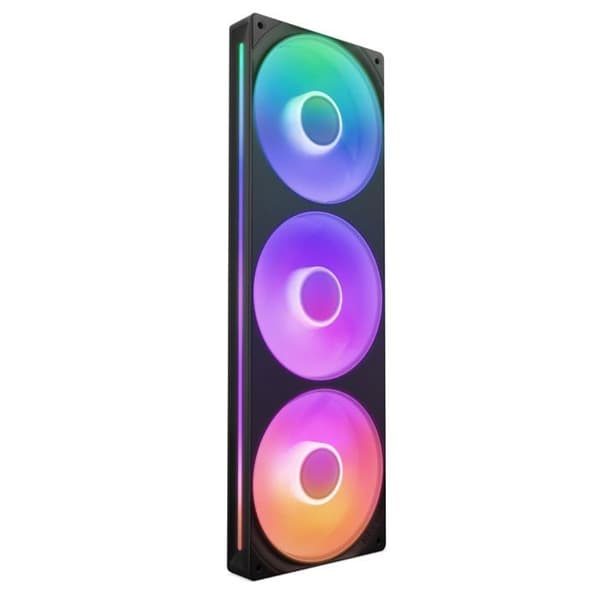 Fläkt - NZXT - F360 RGB Core - 360 mm - 3x 120 mm RGB-fläktar - Tyst hastighetskontroll