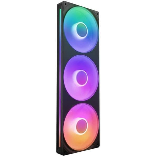 Fläkt - NZXT - F360 RGB Core - 360 mm - 3x 120 mm RGB-fläktar - Tyst hastighetskontroll