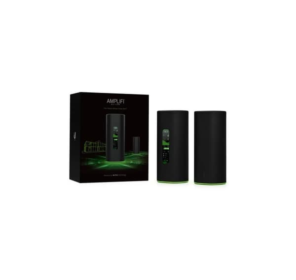 Wireless router, Ubiquiti, router (mesh, ieee 802.11a, ieee 802.11g, ieee 802.11n, ieee 802.11ac, ieee 802.11ax, 5x10/100/1000m) Sort, Grøn