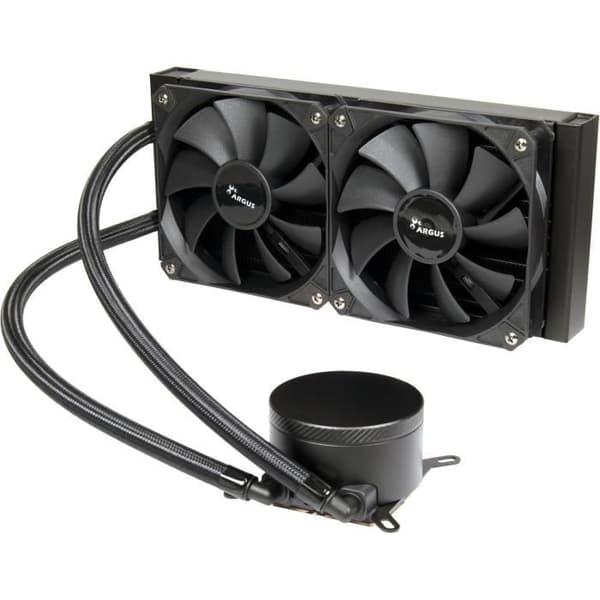 Inter Tech AIO Vattensystem 240 mm med dubbelkammarpump och koppartermisk platta