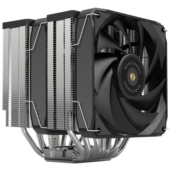 CPU-kylare - Mars Gaming - MCPU-XU9 - 400W TDP - 9 värmerör - 2 FDB-fläktar Svart