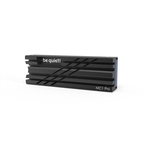 SSD-kylare M.2 - Var tyst - MC1 PRO - Integrerad värmeledare - Låga temperaturer - Aluminium Svart