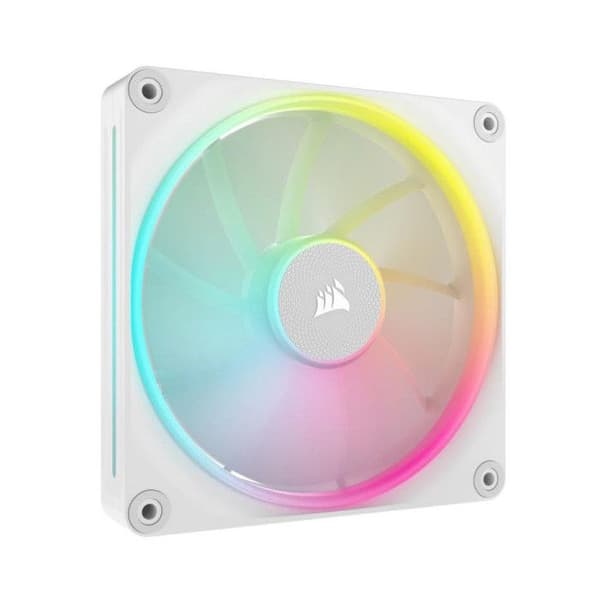Chassi-fläkt - CORSAIR - iCue Link LX RGB - 14 cm - Set om 2 - Vit