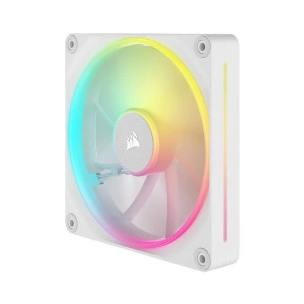 Chassi-fläkt - CORSAIR - iCue Link LX RGB - 14 cm - Set om 2 - Vit