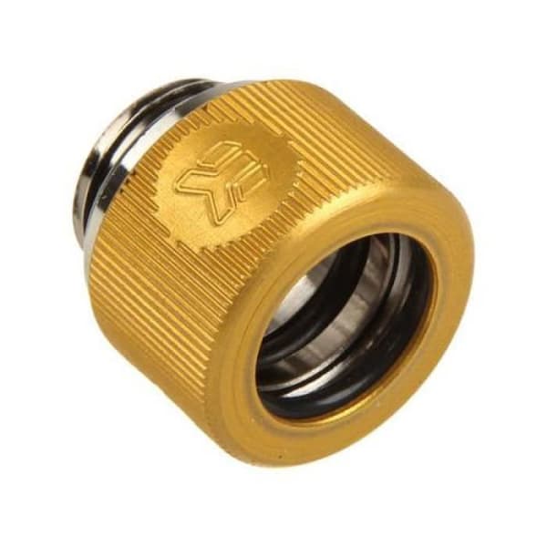 ett vattenblock ett vattenblock en hdc-anslutning för styrrör 12mm g1/4 - guld