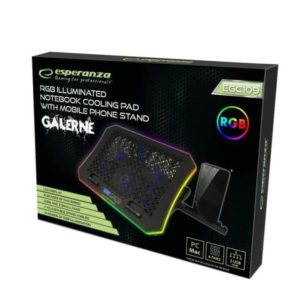 Esperanza Illuminated gaming kylplatta RGB Galerne - 5901299957851
