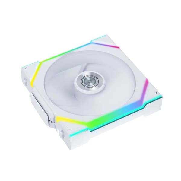 Ventilator - LIANLI - Uni Fan SL 120 LCD Reverse ARGB Wireless - 120 mm - Vit - LCD-skärm Vit
