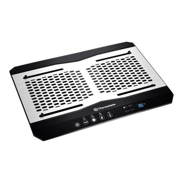 Thermaltake Massive TM Kylfläkt för bärbar dator med 2-portars 120 mm USB Hub Svart