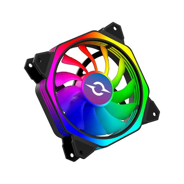 AQIRYS Computer blæser CETUS 120mm SLI24 sort Sort