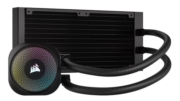Corsair NAUTILUS 240 RS ARGB vätskeprocessor Allt-i-ett vätskekylare Svart 1 st.