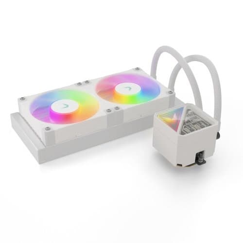 Valkyrie V240 Lite Processor Alt-i-en væskekøler 24 cm Hvid Hvid