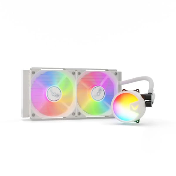 Valkyrie A240 White Processor Allt-i-ett vätskekylare 24 cm