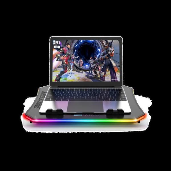 SPIRIT OF GAMER - AIRBLADE 1200 - Ventilerat RGB bärbar stativ - 10'' till 19''