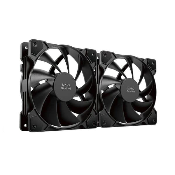 MARS GAMING Set med 2 Ventilationssystem Svart