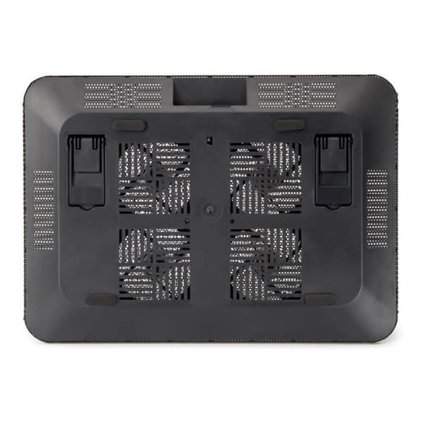 Conceptronic bärbar kylstativ med 4 fläktar, 43,2 cm (17"), 4 st, 8 cm, svart, aluminium, USB