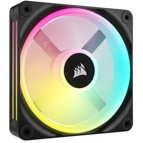 Fläkt - Corsair - iCUE LINK QX120 RGB - 120mm - PWM - 30 dB - Svart Svart, Vit