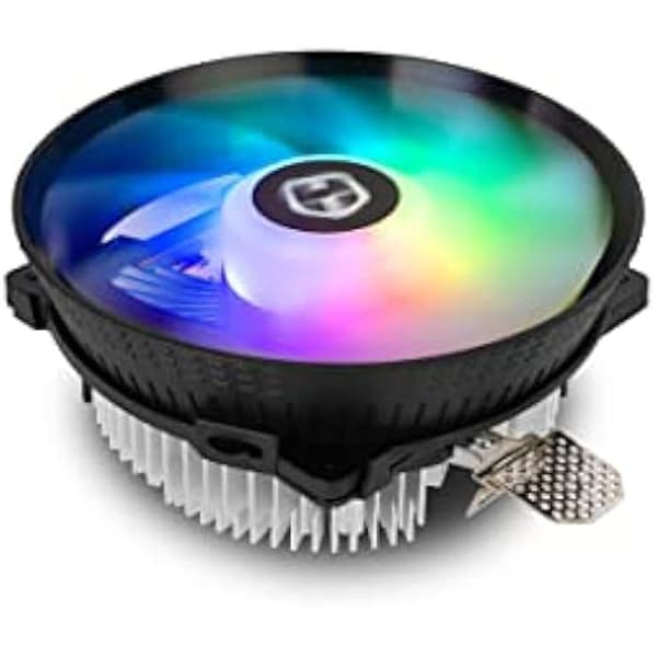 NOX HUMMER H-123 -NXHUMMERH123PRO- 120 mm CPU-fläkt, PMW-funktion, 9 blad, hydrauliska lager, RGB LED-belysning Svart