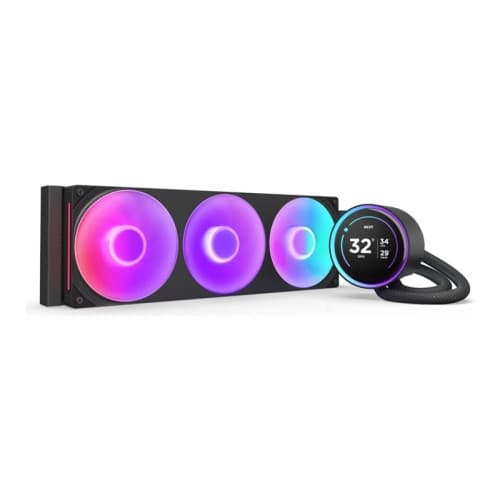 NZXT Kraken Elite 360 RGB - kylsystem med vätska till processorn - med LCD-display