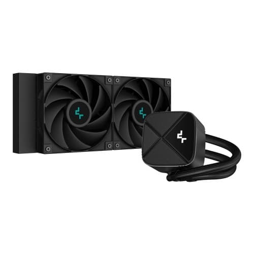 Deepcool LS520S ZERO DARK - kylsystem med vätska till processorn Svart