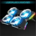 Miniatyrbild 3 av 4: Spirit Of Gamer, Laptop Cooler 10" till 17", 4 Silent Fans, Kompatibel PS5, PS4, Xbox &amp; PC, Ventilerad support