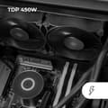 Miniatyrbild 2 av 6: Kit vattenkylning AIO - Mars Gaming - ML-Pro - 240mm - Svart - Vit LED-belysning