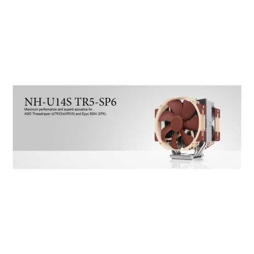 Noctua NH-U14S TR5-SP6 - processorkylare Ljusbrunt